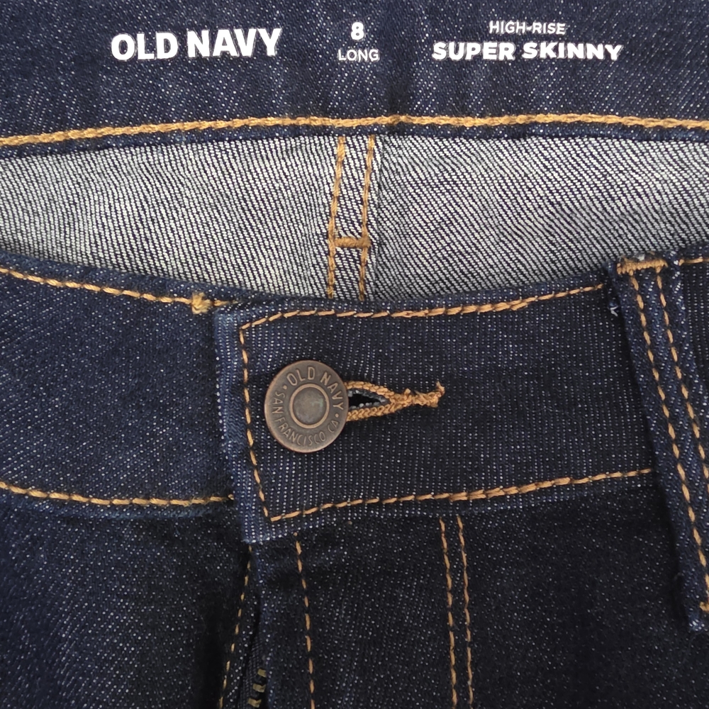 Old Navy Men's High-Rise Super Skinny Jeans - Indigo